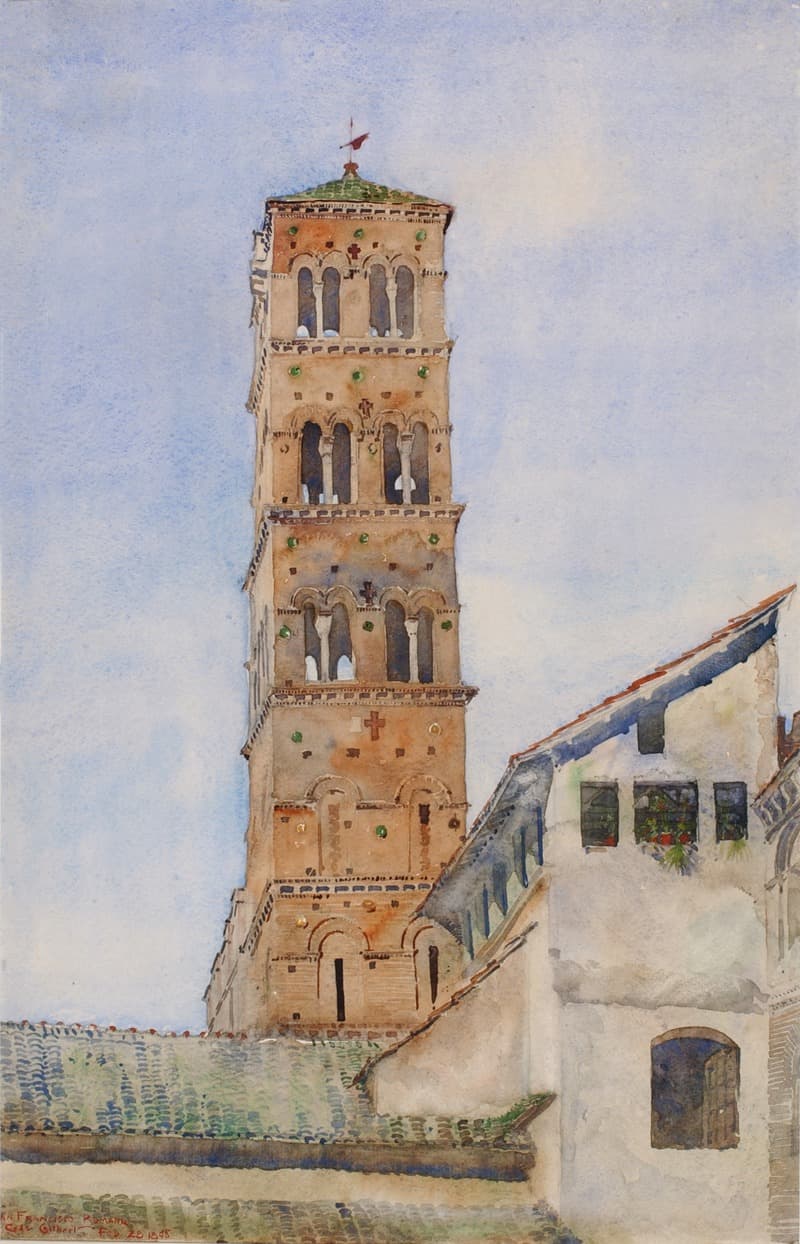
Tower, San Francisco Romano, Rome (1898)