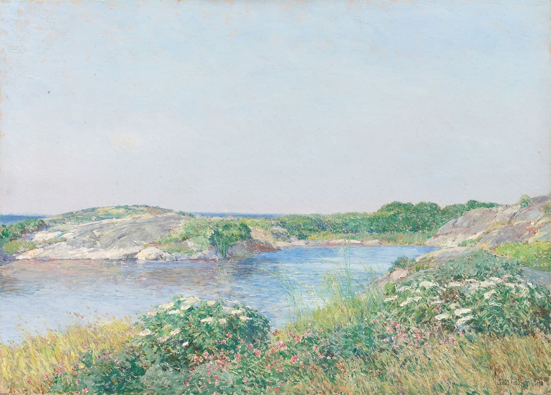 The Little Pond, Appledore (1890)